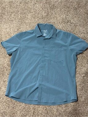 FLX Performance Short Sleeve Button-Up Shirt – XXL Slim